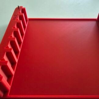Stapelbox für Schleifsteine (16cm), rot