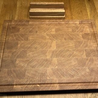 Stirnholz-Schneidebrett Eiche 440x320x40mm