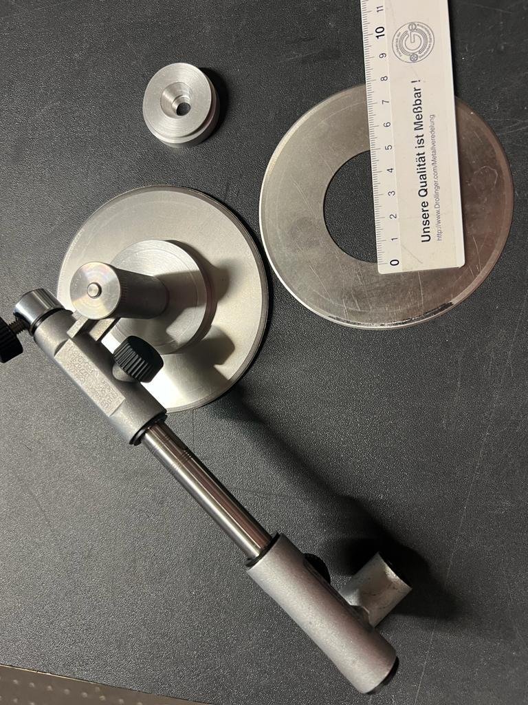 Komplett Set für Rundmesser bis 50mm Ø Lochdurchmesser und 300mm Ø Scheiben