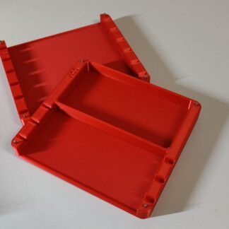 Stapelboxen für Rundschleifstäbe (2 Stück), rot
