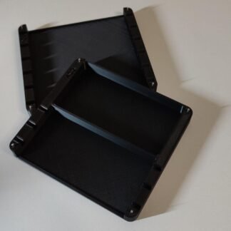 Stapelbox für Rundschleifstäbe (2 Stück), schwarz