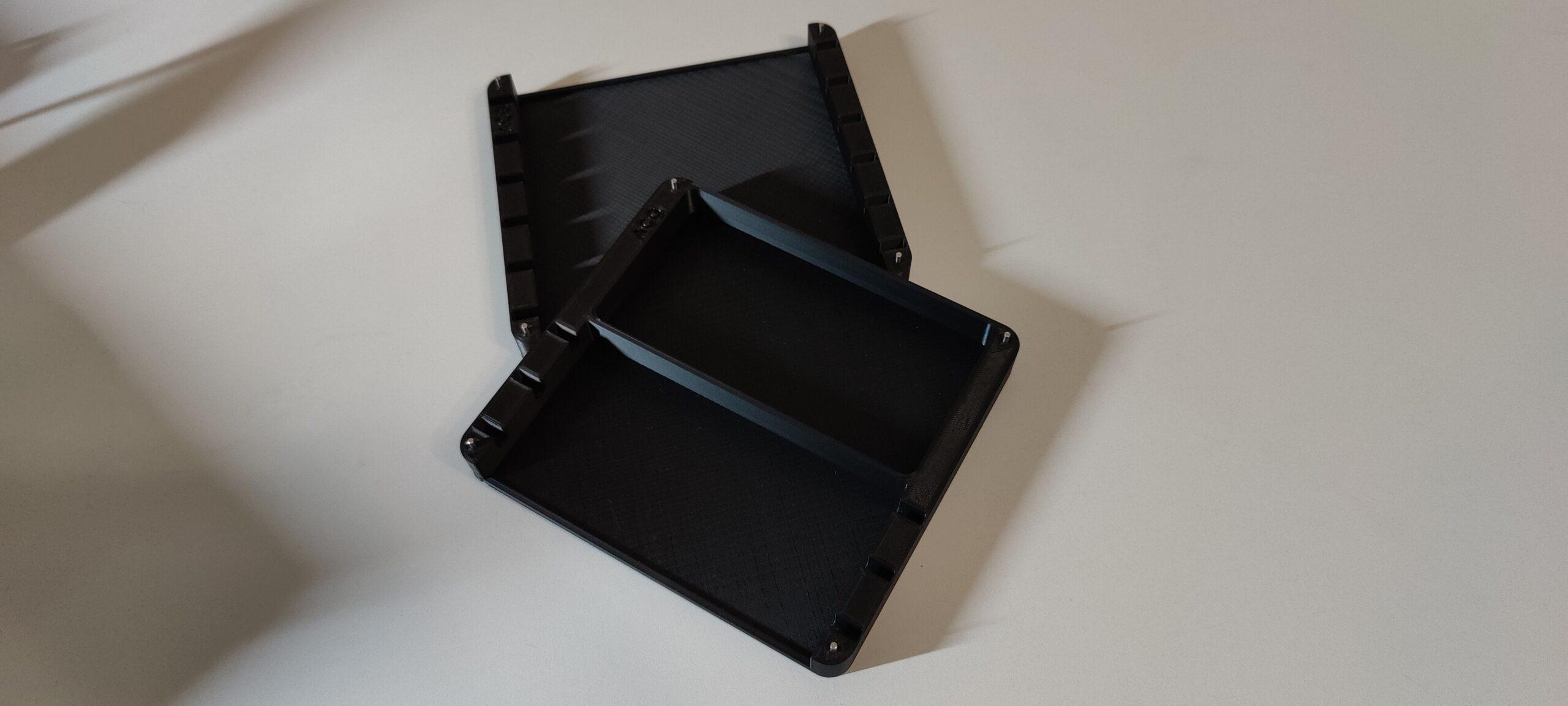 Stapelbox für Rundschleifstäbe (2 Stück), schwarz
