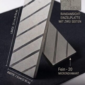 Lapping Platte beidseitig Diamant beschichtet 60µ und 20µ