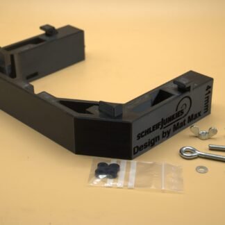 Wassertroghalter (41mm) für Tormek T8 Leder-Radseite in Verbindung beidseitiger Schleifvorrichtung
